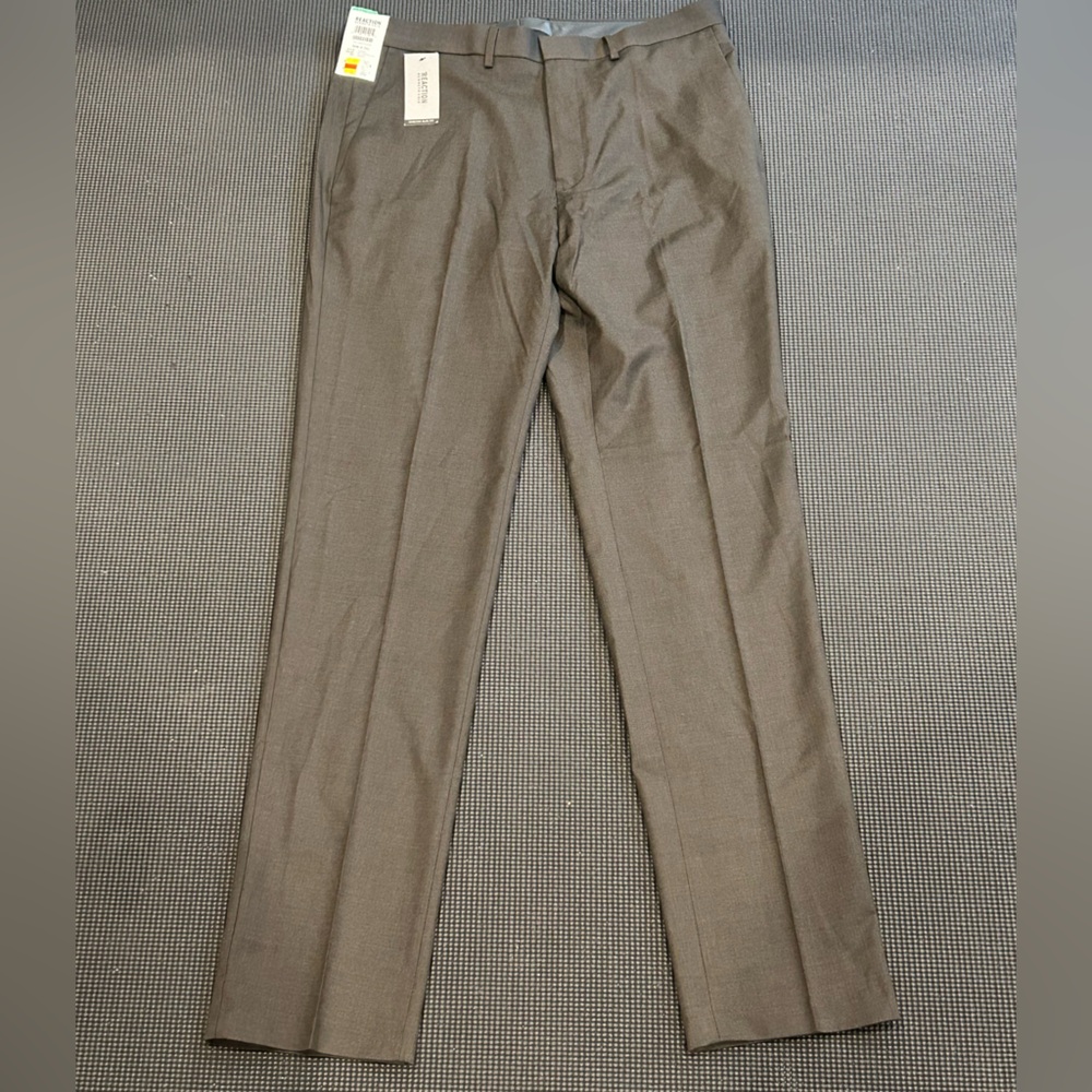NWT Kenneth Cole Reaction stretch slim fit dress pants sz 34/34